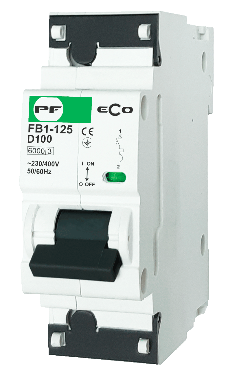 Модульний автоматичний вимикач FB1-125 ECO 1P D100
