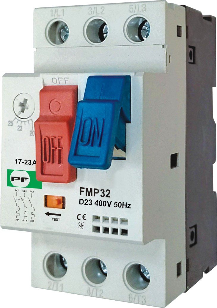 Автоматичний вимикач захисту двигуна FMP32    23A