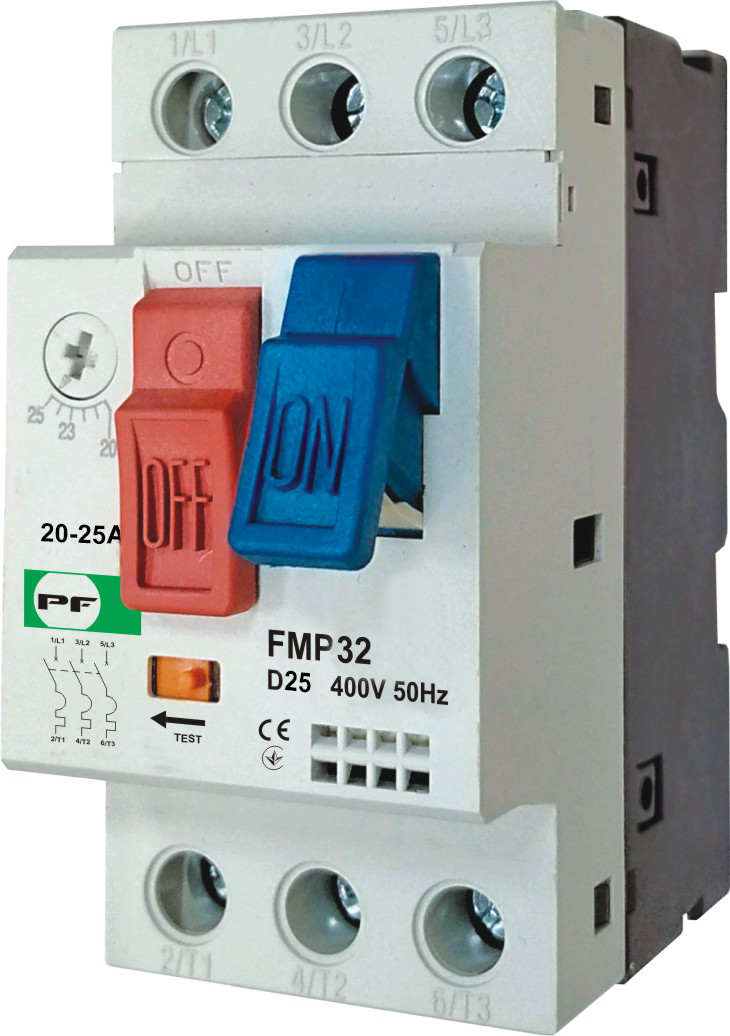 Автоматичний вимикач захисту двигуна FMP32    25A