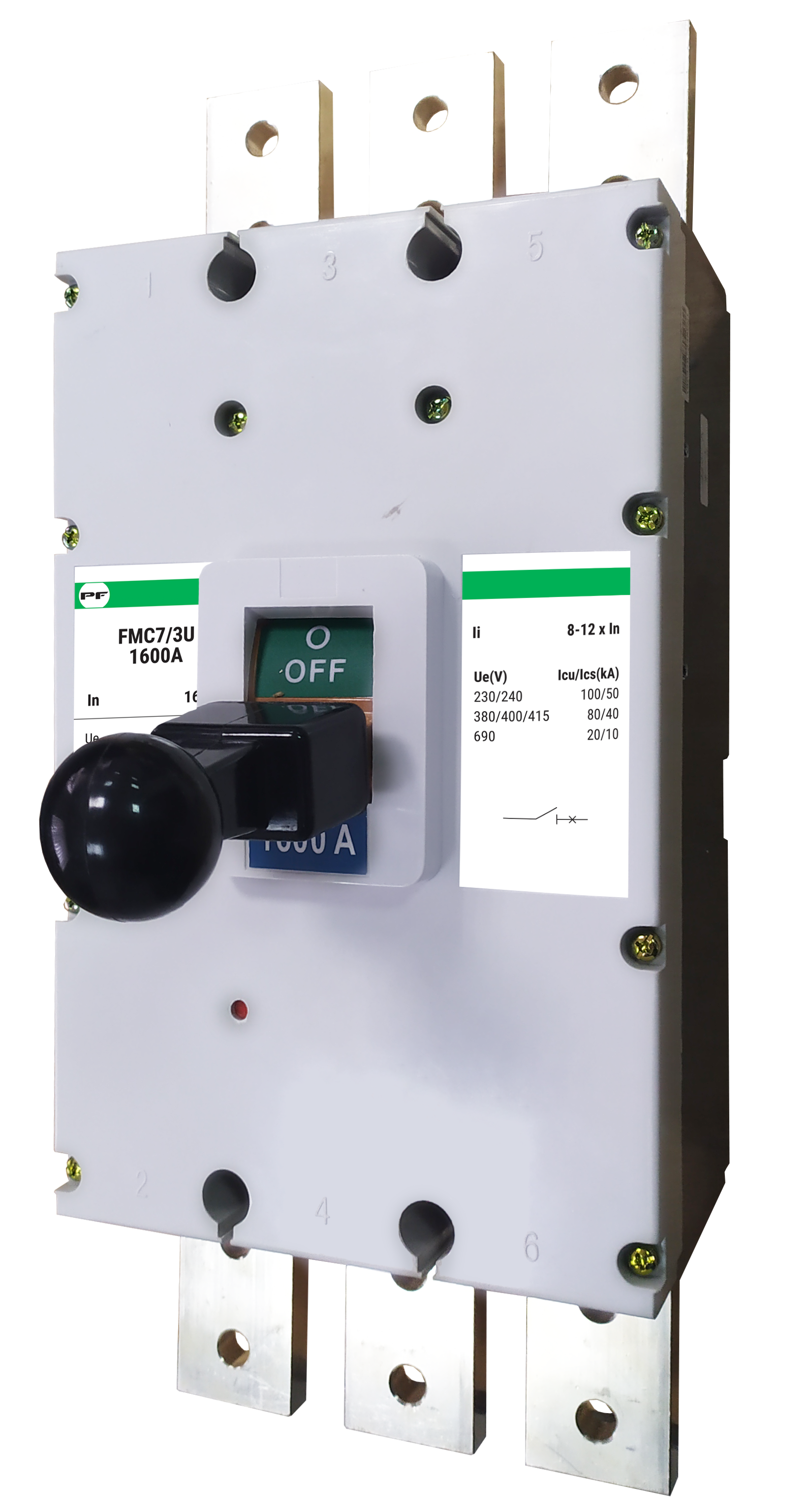 Автоматичний вимикач FMC7/3U 1250A 3-5In