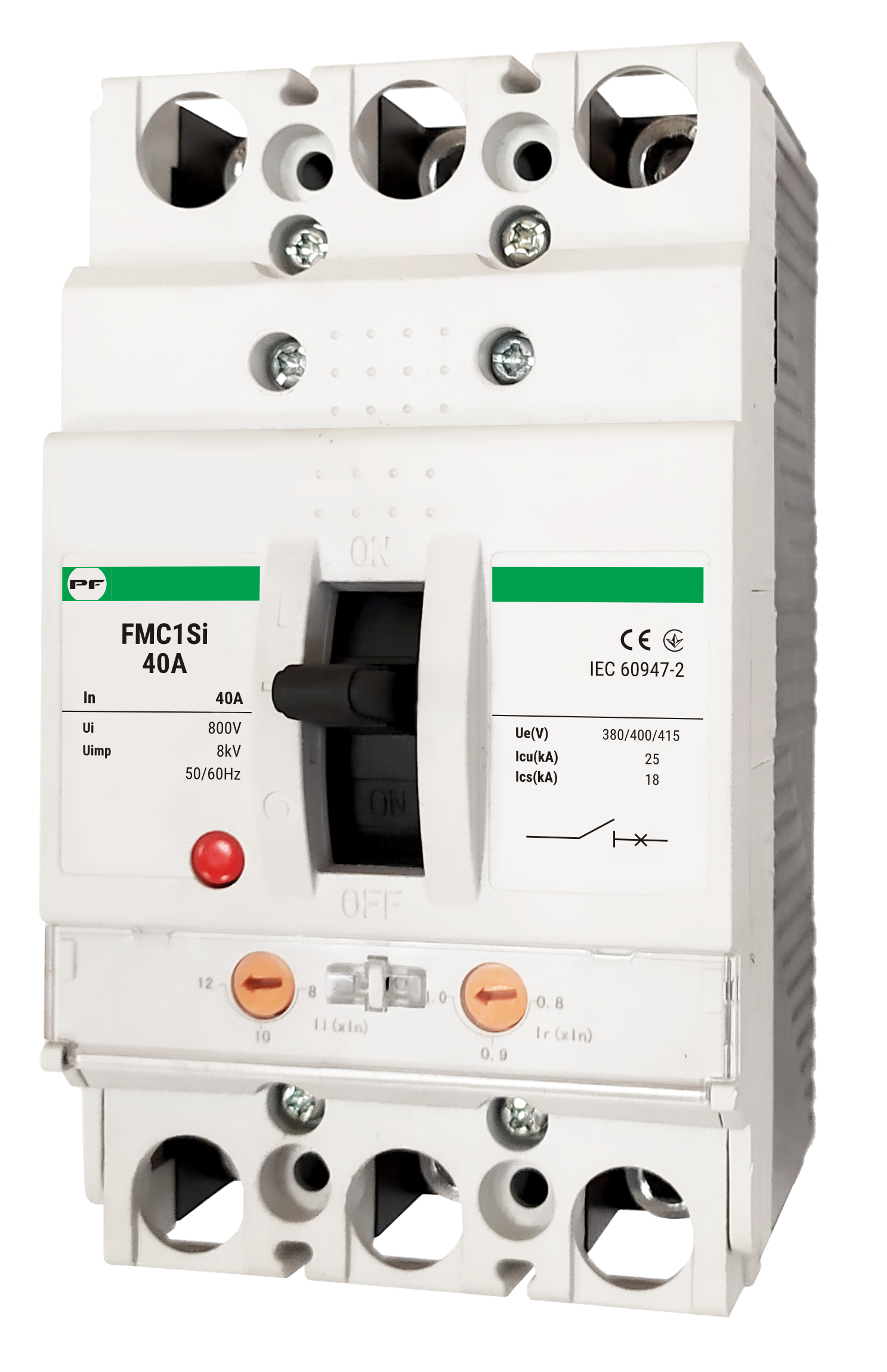 Автоматичний вимикач з термомагнітним регулюванням  FMC1Si 40A