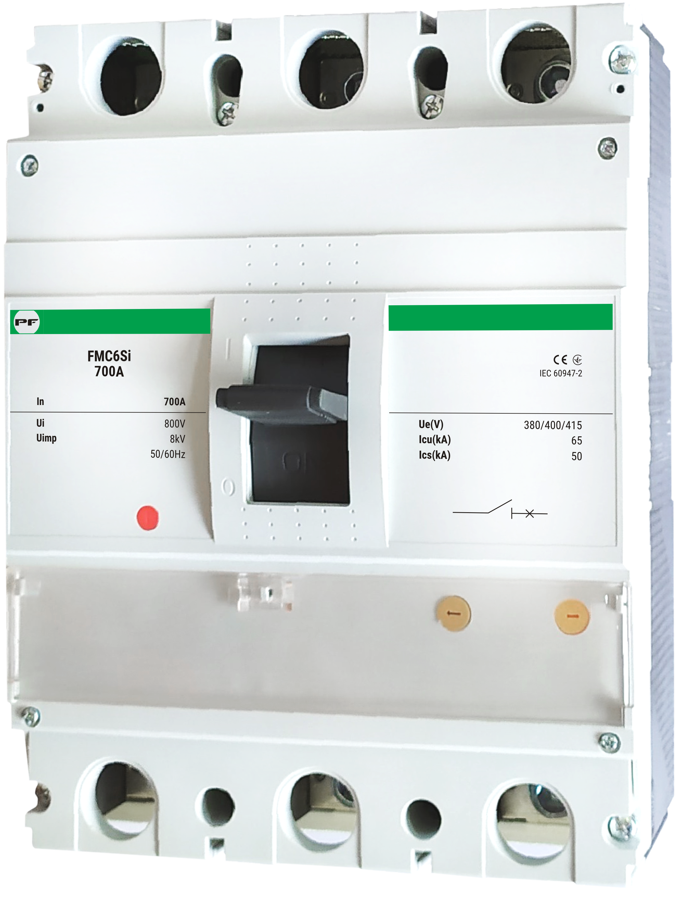Автоматичний вимикач з термомагнітним регулюванням  FMC6Si 700A