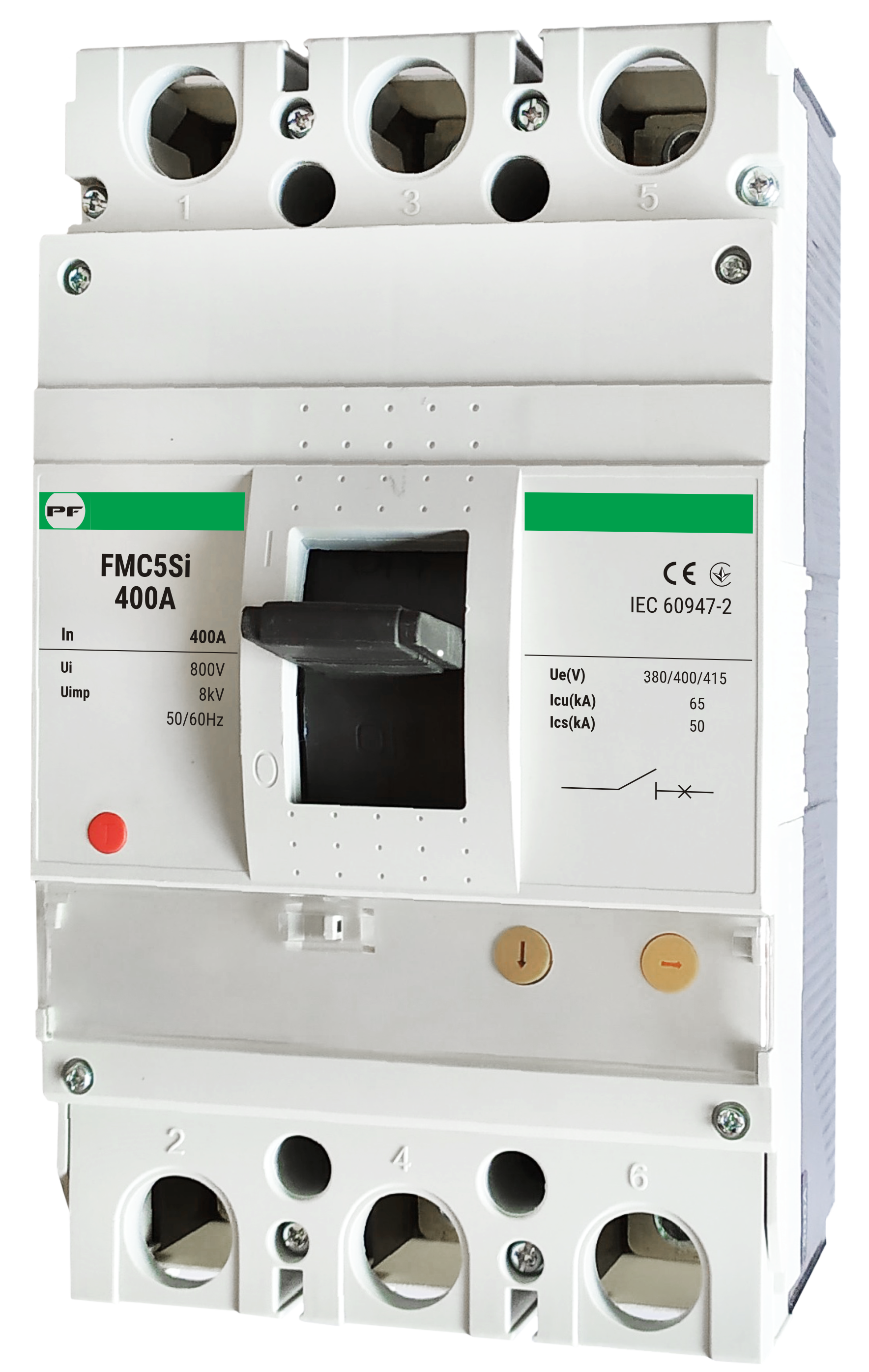 Автоматичний вимикач з термомагнітним регулюванням  FMC5Si 400A
