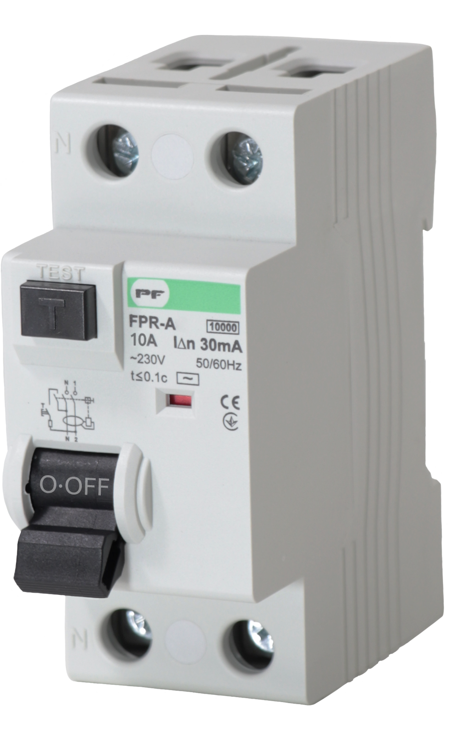 Residual current circuit breaker FPR-A 10А/0,03A 2P А